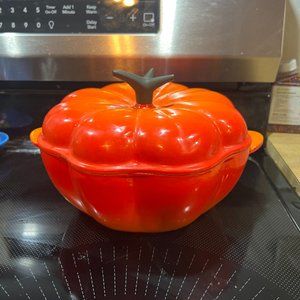 Le Creuset Enameled Cast Iron Pumpkin-Shaped Cocotte